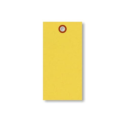 SmartSign 4.75 x 2.375 inch “Yellow” Blank Tyvek Shipping Tags by SmartSign