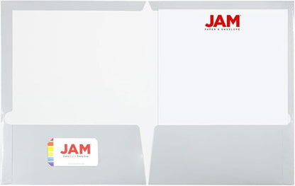 JAM PAPER Laminated Two Pocket Glossy Folders - Image 5