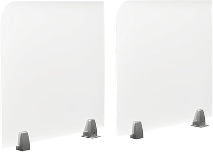 Desk Divider, Privacy Desk Screen, Frosted Acrylic Partitions by ZeStarDair
