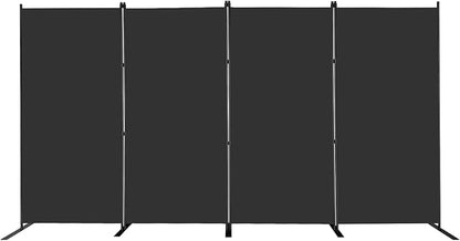 MAYOLIAH 4 Panel Room Divider 6ft Tall Freestanding Privacy Screen 136'' W by MayoliahHome