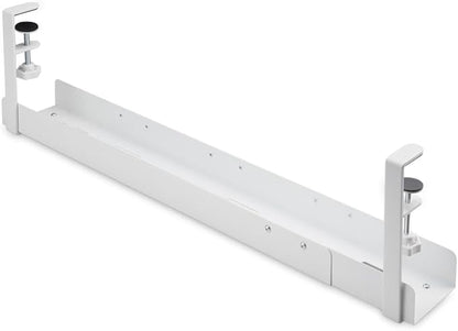 StarTech.com Under Desk Cable Management Tray, Length Adjustable, Clamp-On - Image 2