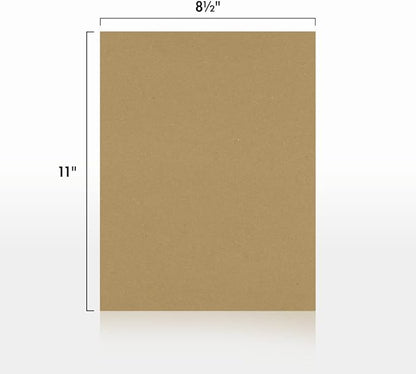 LUXPaper 8.5" x 11" Paper | Letter Size | Grocery Bag Brown | 70lb. Text | 250 - Image 2