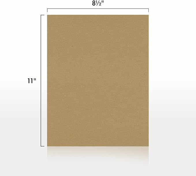 LUXPaper 8.5" x 11" Paper | Letter Size | Grocery Bag Brown | 70lb. Text | 50 - Image 2