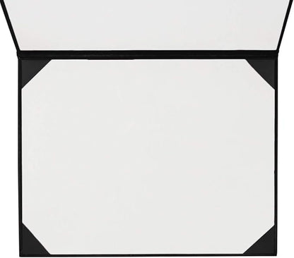 GraduationMall 8.5"x11" Smooth Padded Diploma Cover Certificate Holder Black - Image 4