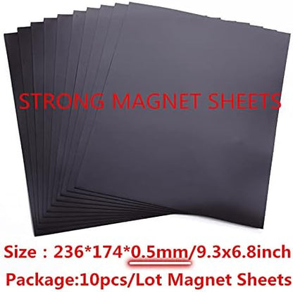 Briartw 20pcs/Set Dies Storage Bags and Magnetic Sheets, 10 Pack Clear Plastic - Image 2