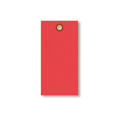 SmartSign 4.75 x 2.375 inch “Red” Blank Tyvek Shipping Tags by SmartSign