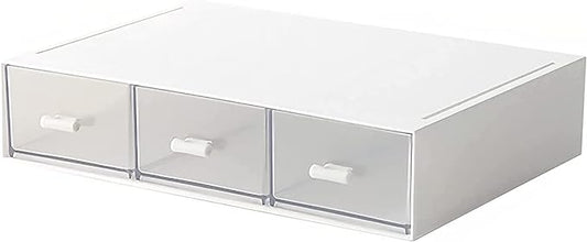 Desk Organizer-Stackable Storage Drawers, Plastic Compact Desk Storage Box by kulusion