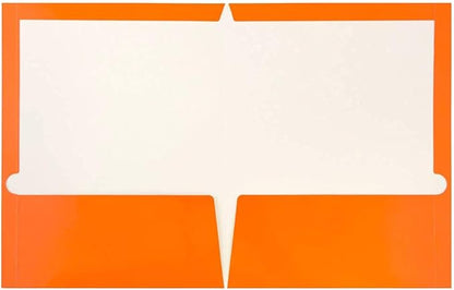 JAM PAPER Laminated Two Pocket Glossy School Folders - Image 4