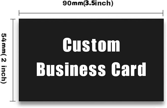 1000Pcs Custom Business Cards Add Photo/Text/LOGO Personalized Business - Image 2