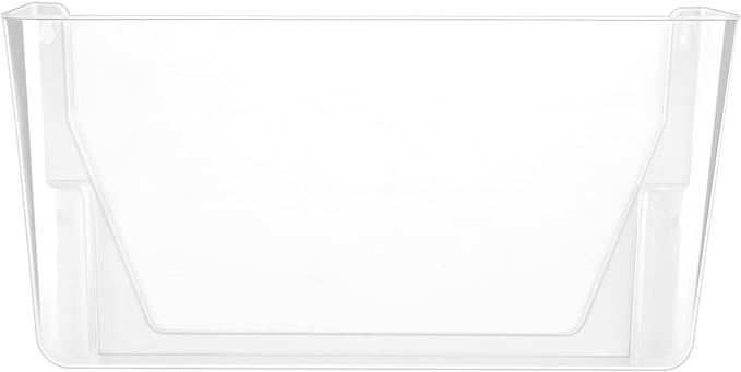 Amazon Basics Expandable Plastic Wall Pockets, File Organizer, Letter Size - Image 2