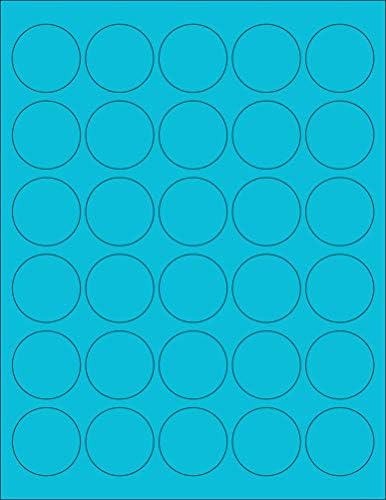 8-1/2 x 11" Neon Color High Light Fluorescent Labels by NextDayLabels