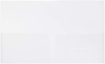 JAM PAPER Plastic Light Weight Flexible Two Pocket Presentation Folders - Image 3