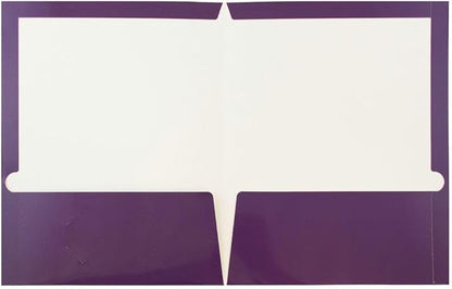 JAM PAPER Laminated Two Pocket Glossy Folders - Image 2