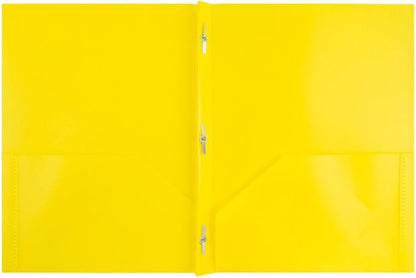 JAM PAPER Plastic 2 Pocket POP Folders - Image 2