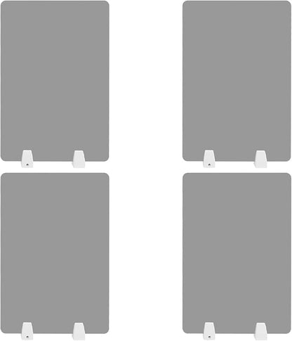 4PCS Desk Dividers Office Partitions, Privacy Desk Panel Protective, Acrylic - Image 4