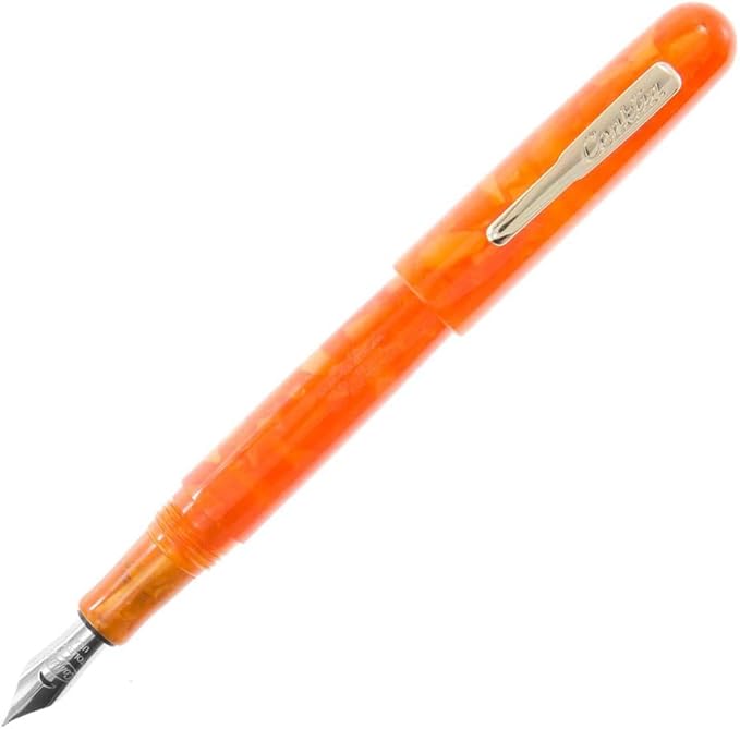Conklin All American Fountain Pen in Sunburst Orange – Omniflex Nib, Vibrant by Conklin