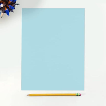 LUXPaper 8.5" x 11" Paper | Letter Size | Pastel Blue | 60lb. Text | 1 - Image 3