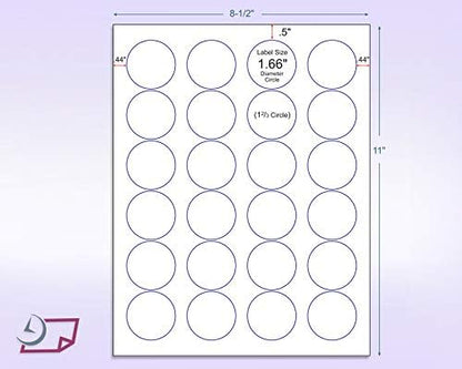 8-1/2 x 11" Neon Color High Light Fluorescent Labels - Image 2