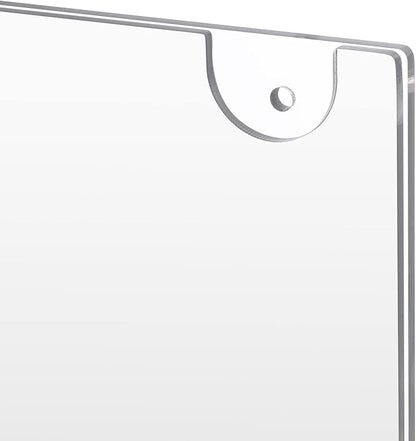 PecMuikee Acrylic Sign Holder 8.5x11 Horizontal, Wall Mount Acrylic Sign Holder - Image 5
