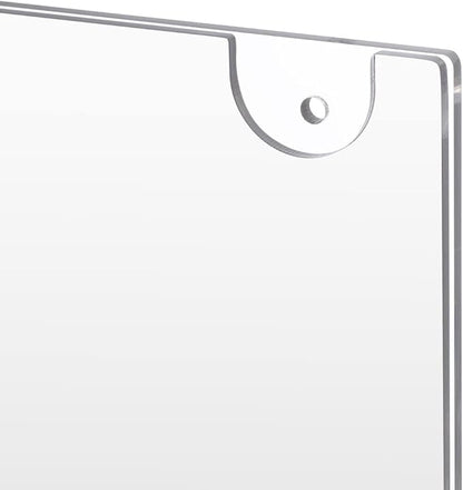 PecMuikee Acrylic Sign Holder 8.5x11, Wall Mount Acrylic Sign Holder and - Image 7