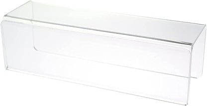 Source One Deluxe Clear Acrylic Cubicle Name Plate by SOURCEONEDISPLAYS
