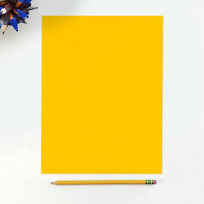 LUXPaper 8.5" x 11" Paper | Letter Size | Sunflower Yellow | 80lb. Text | 250 - Image 3