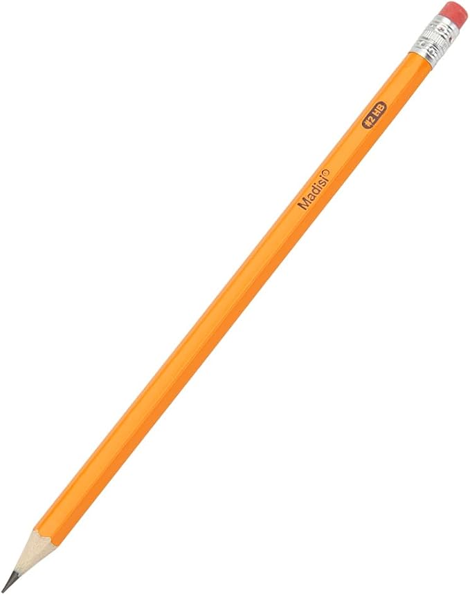 Madisi Wood-Cased #2 HB Pencils, Pre-sharpened, Bulk Pack, 240 pencils - Image 3