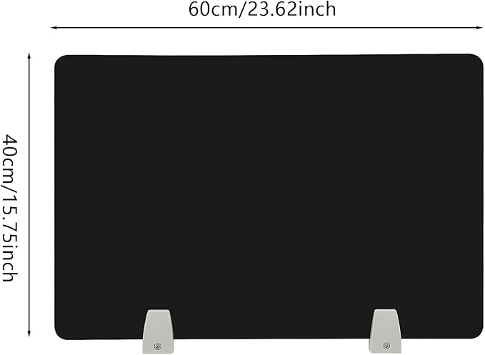 4PCS Desk Dividers Office Partitions, Privacy Desk Panel Protective, Acrylic - Image 3