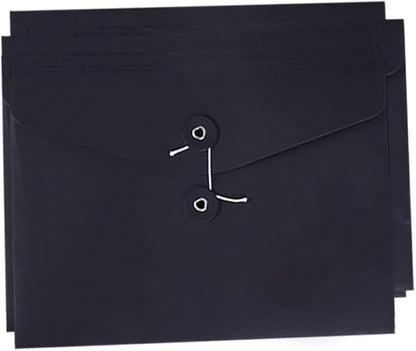 10pcs A4 Kraft Paper Envelopes Portfolio Foolscap File Folders Document Folder by iNelihoo