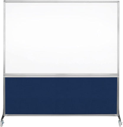 DivideWrite Mobile Whiteboard | Double Sided Dry Erase Board | Portable Office by VERSARE