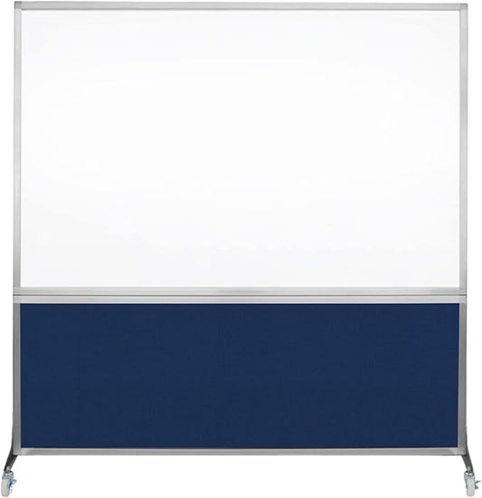 DivideWrite Mobile Whiteboard | Double Sided Dry Erase Board | Portable Office by VERSARE