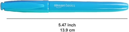 Amazon Basics Highlighters, Fluorescent Ink, Chisel Tip, School Supplies - Image 3