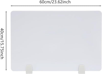 4PCS Desk Dividers Office Partitions, Privacy Desk Panel Protective, Acrylic - Image 4