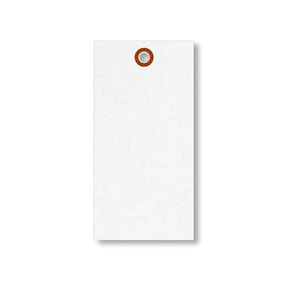 SmartSign 5.25 x 2.625 inch “White” Blank Tyvek Shipping Tags - Image 5