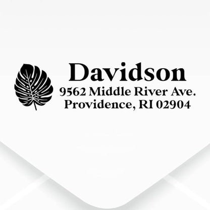 Custom Floral Address Stamp | Choose from 12 Designs | Multiple Ink Color - Image 2