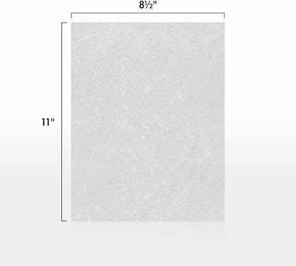 LUXPaper 8.5" x 11" Paper | Letter Size | Blue Parchment | 60lb. Text | 250 Qty - Image 2