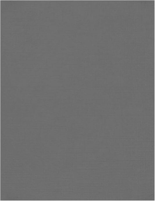 LUXPaper 8.5" x 11" Cardstock | Letter Size | Sterling Gray Linen | 100lb. by LUXPaper