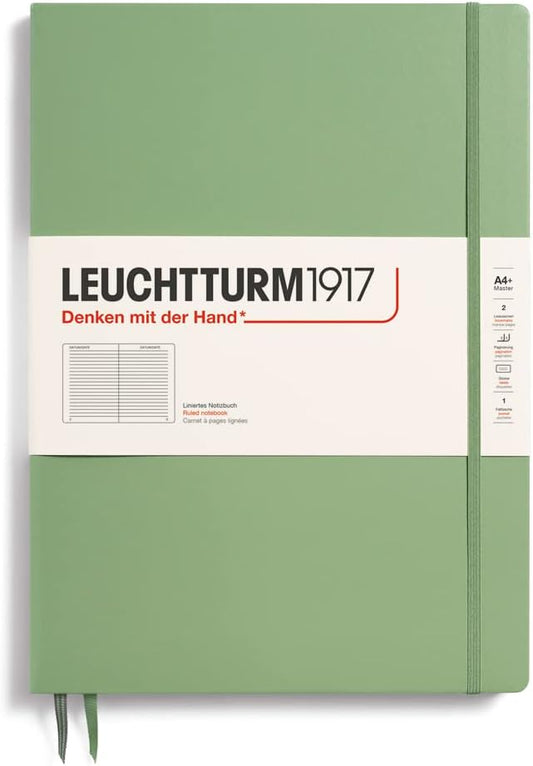 LEUCHTTURM1917 - Notebook Hardcover Master Slim A4+ - 123 Numbered Pages by LEUCHTTURM1917