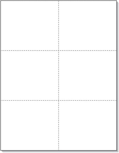 Limited Papers 8.5x11 Perforated Paper, 20/50 Pound, 75 GSM, Variety of by Limited+Papers