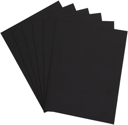 LUXPaper 9" x 12" Presentation Folders | Two Pocket | Black Linen | 100lb. - Image 7