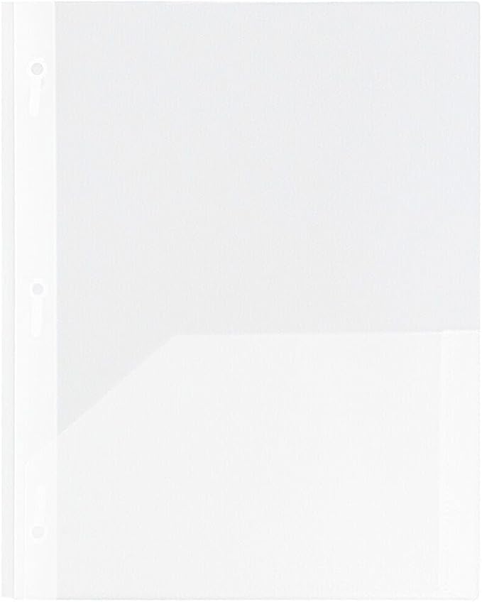 JAM PAPER Plastic 2 Pocket POP Folders - Image 4