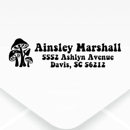 Custom Floral Address Stamp | Choose from 12 Designs | Multiple Ink Color - Image 2