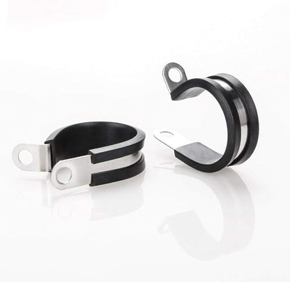 LOKMAN 20 Pack 1/4 Inch Stainless Steel Cable Clamp, Rubber Cushioned Insulated - Image 7