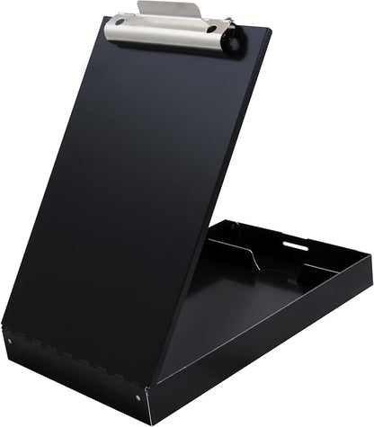 Saunders Metal Clipboard with Storage, Letter Size Paper Organizer, Steel Clip - Image 10