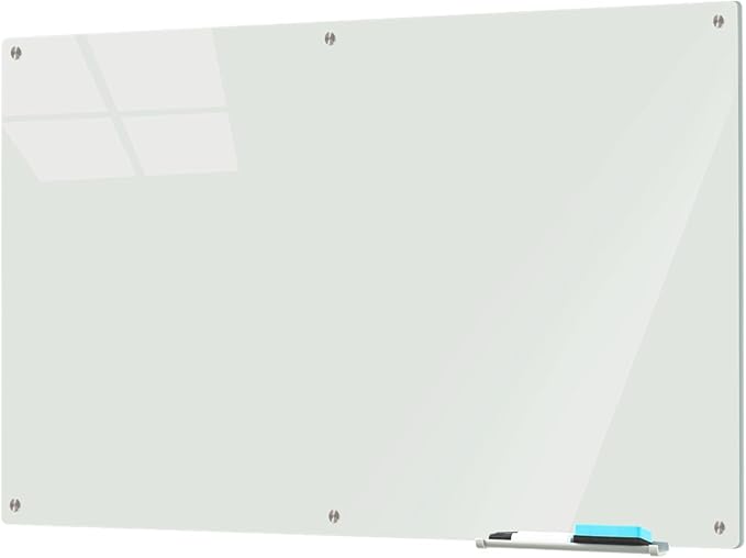 Large Glass Dry Erase Board, 96 x 48 Inches Magnetic Glass Whiteboard - Image 7