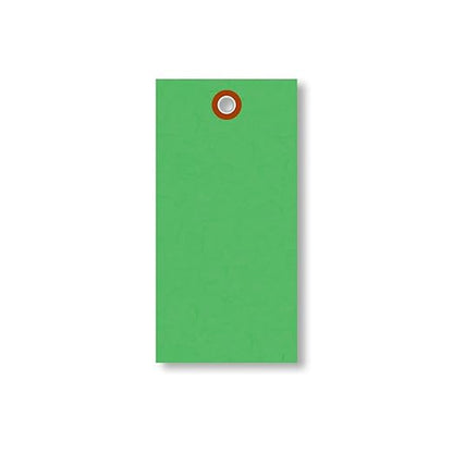 SmartSign 4.75 x 2.375 inch “Green” Blank Tyvek Shipping Tags - Image 5