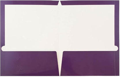 JAM PAPER Laminated Two Pocket Glossy School Folders - Image 4