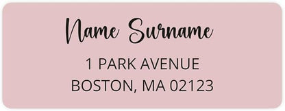 Dotty about Paper Personalized Blush Pink Colorblock - Image 5