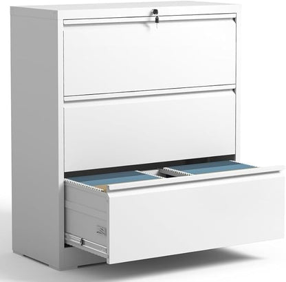 3 Drawer Lateral File Cabinet by YUKIMO