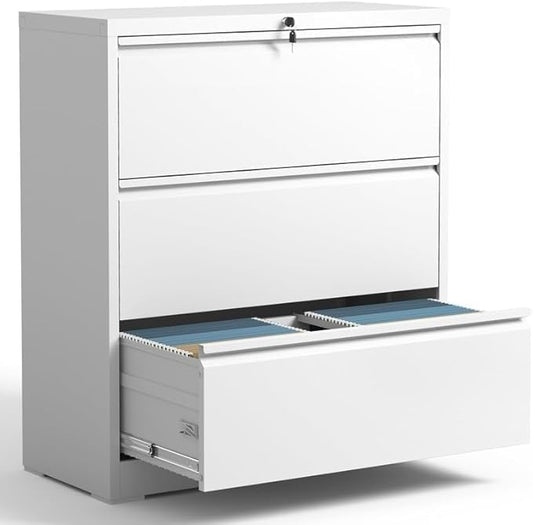 3 Drawer Lateral File Cabinet by YUKIMO